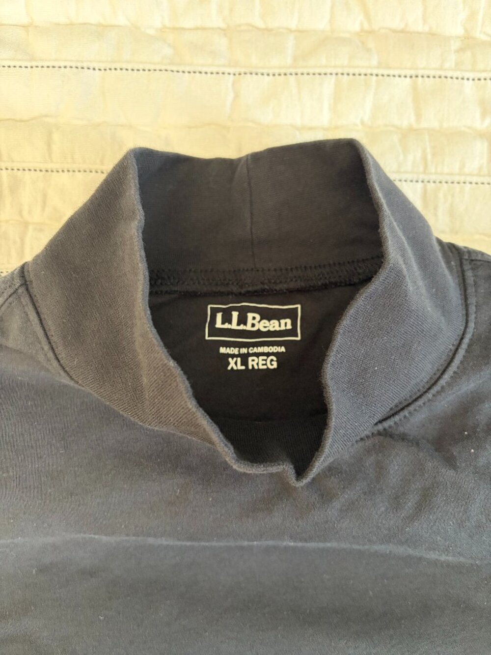 100% cotton L.L. Bean Turtleneck